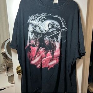 Men’s Black Short Sleeve Graphic Tee Skull